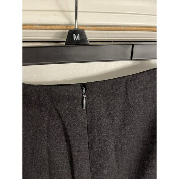 Vtg Anne Klein Skirt 14 Black Gray Wool Blend Maxi Classic Amish Conservative - Picture 5 of 12